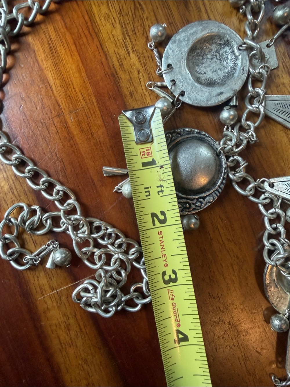 Vintage Silver bohemian coin belt- Women accessories - Picture 7 of 8